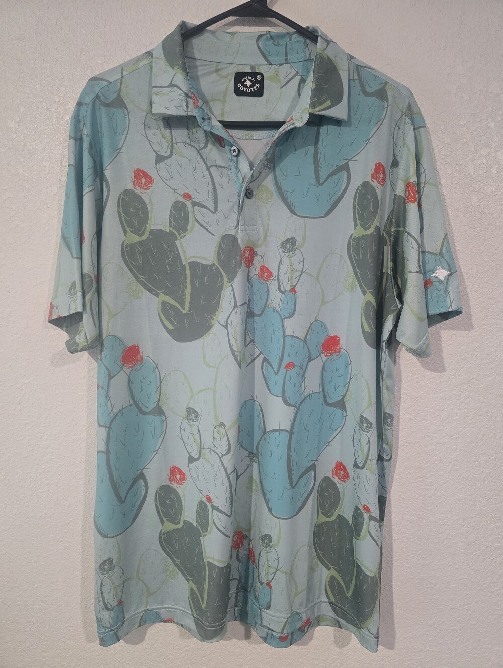 Medium Raised By Coyotes Napolitos Golf Polo